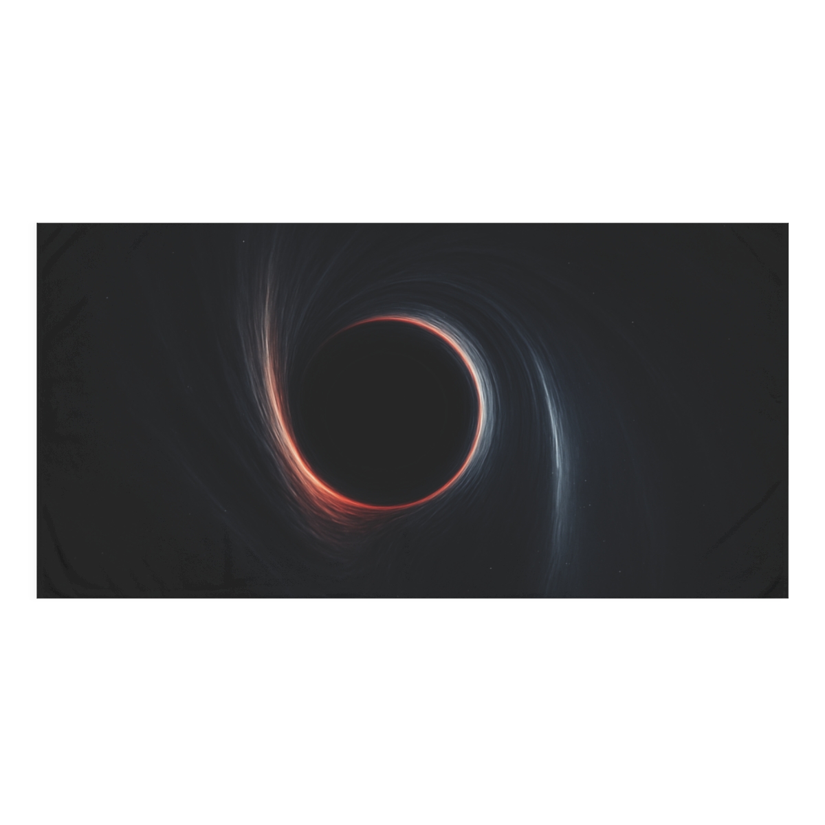 Obsidian Horizon Vortex personalized bath towels