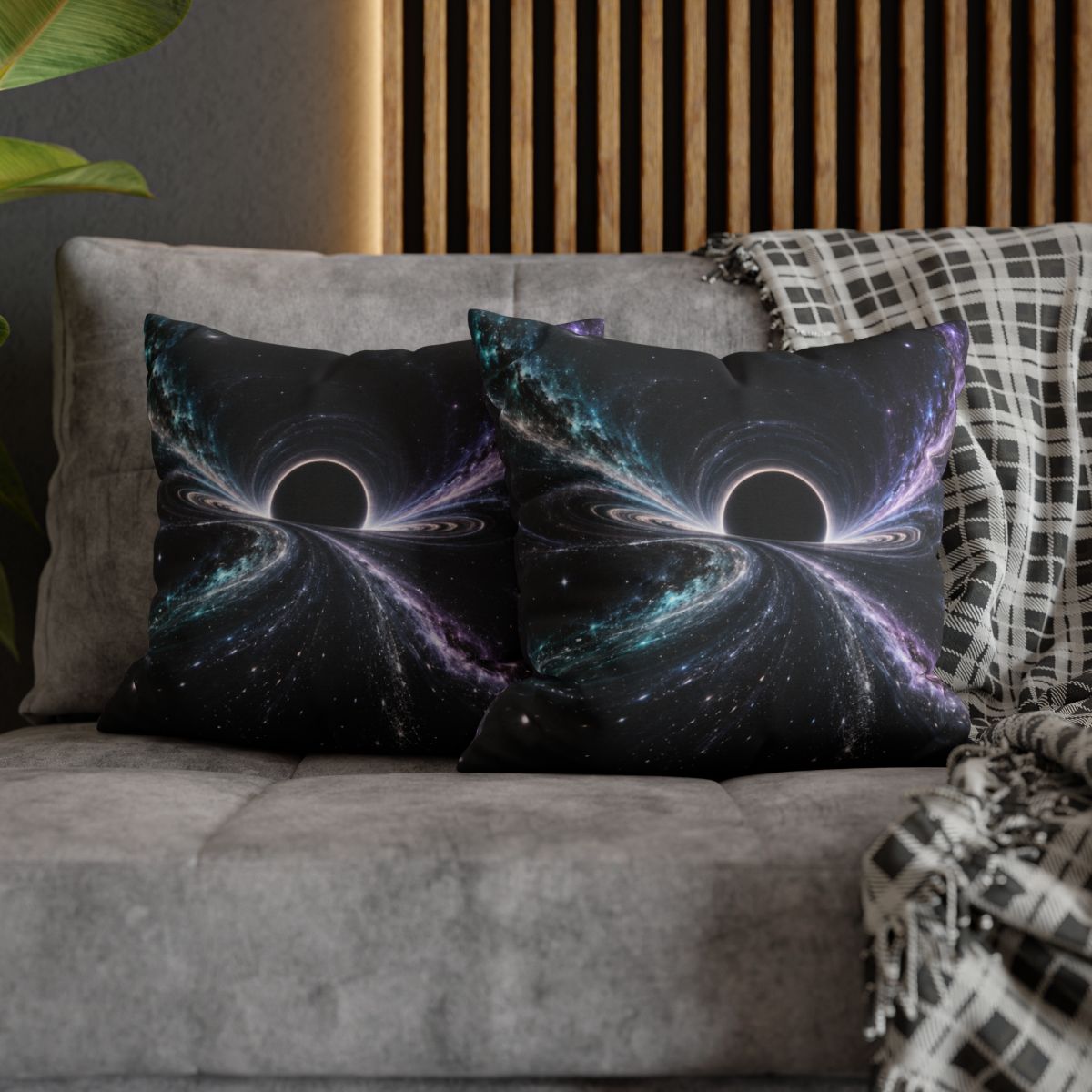 Obsidian Lightwake Parabola designer print pillow cases [AI-758b4eaa-658e463a21de]