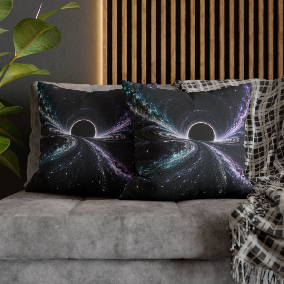 Obsidian Lightwake Parabola designer print pillow cases [AI-758b4eaa-f607e022d557]
