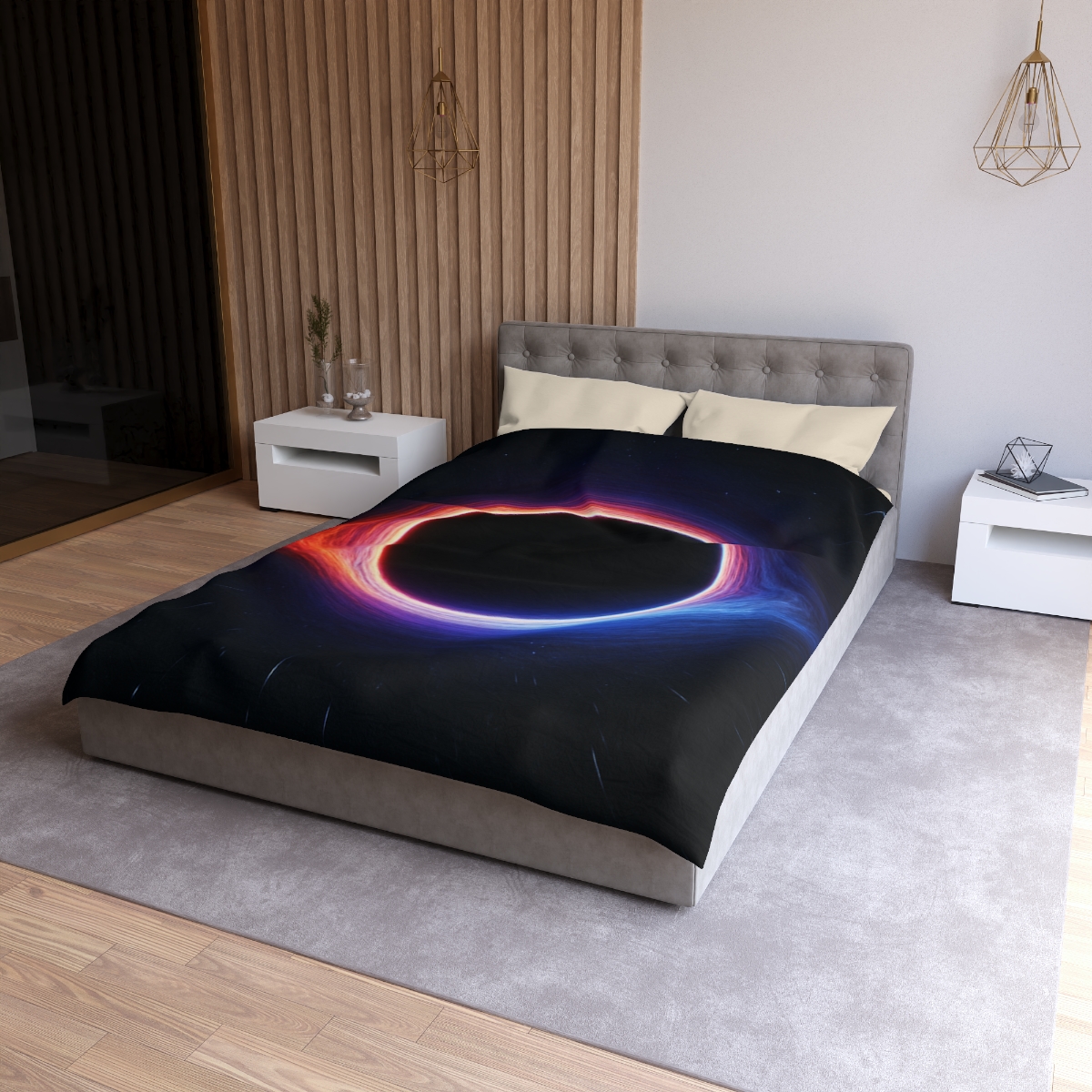 Obsidian Singularity Halo stylish duvet covers