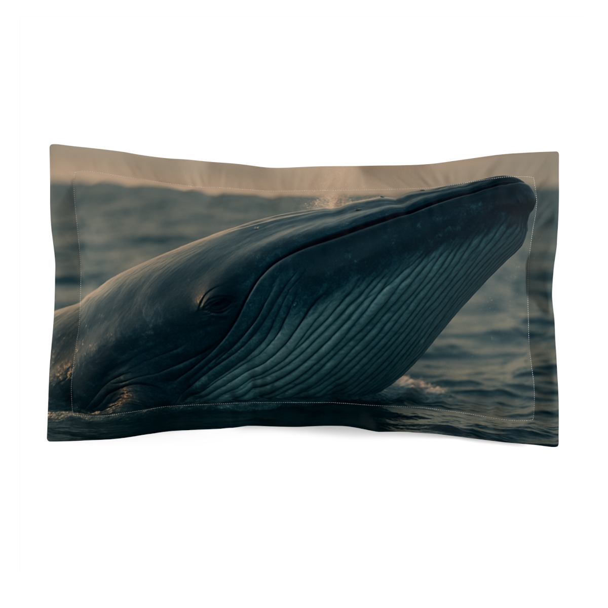 Ocean Echo Blue Whale soft plush pillows