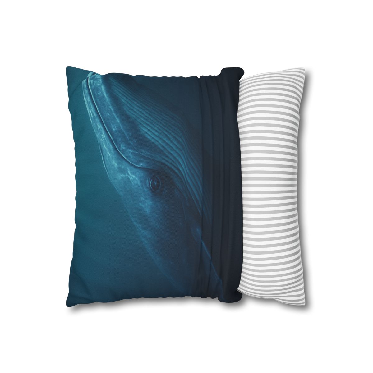 Ocean Giant Blue Whale custom pillow cases