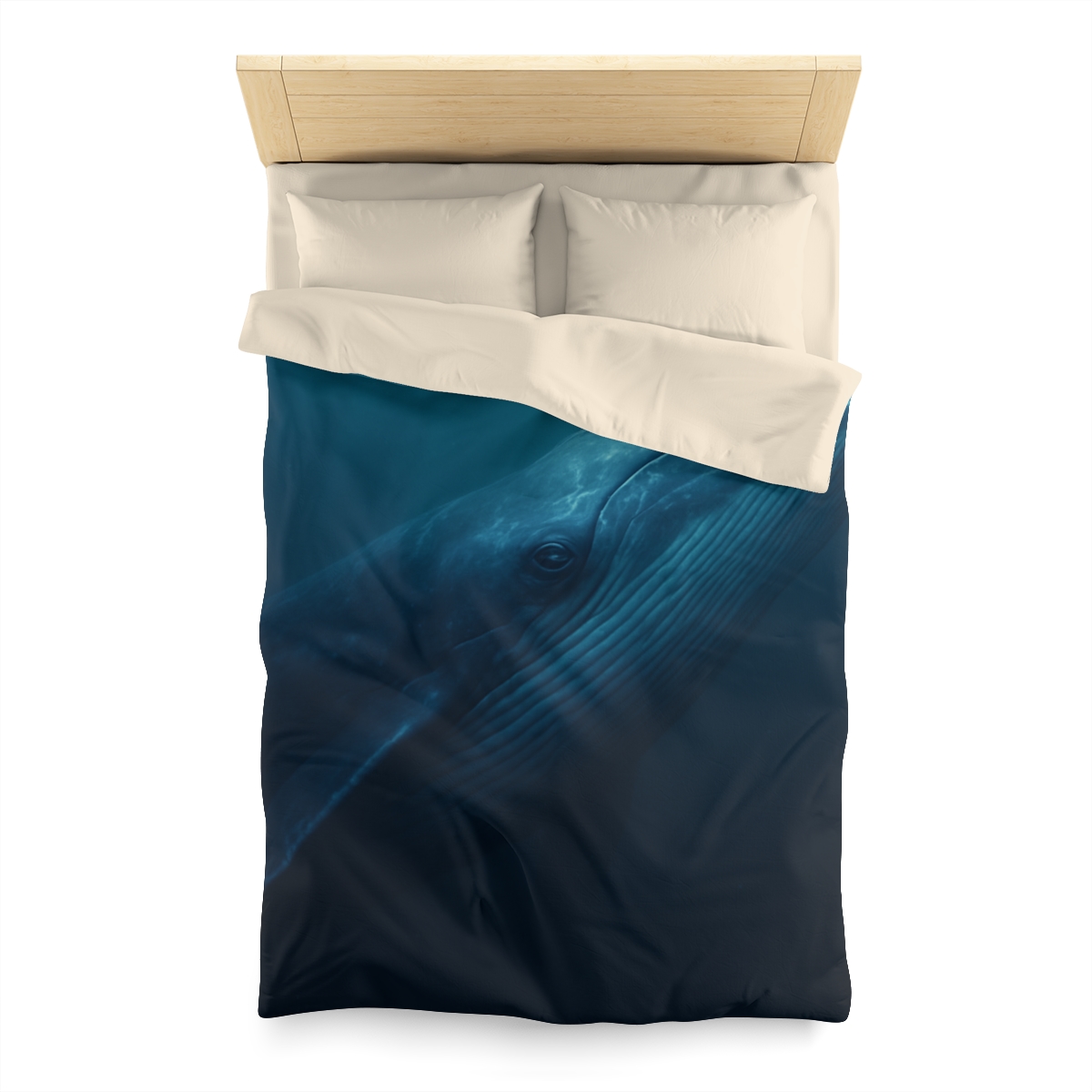 Ocean Giant Blue Whale warm winter duvets