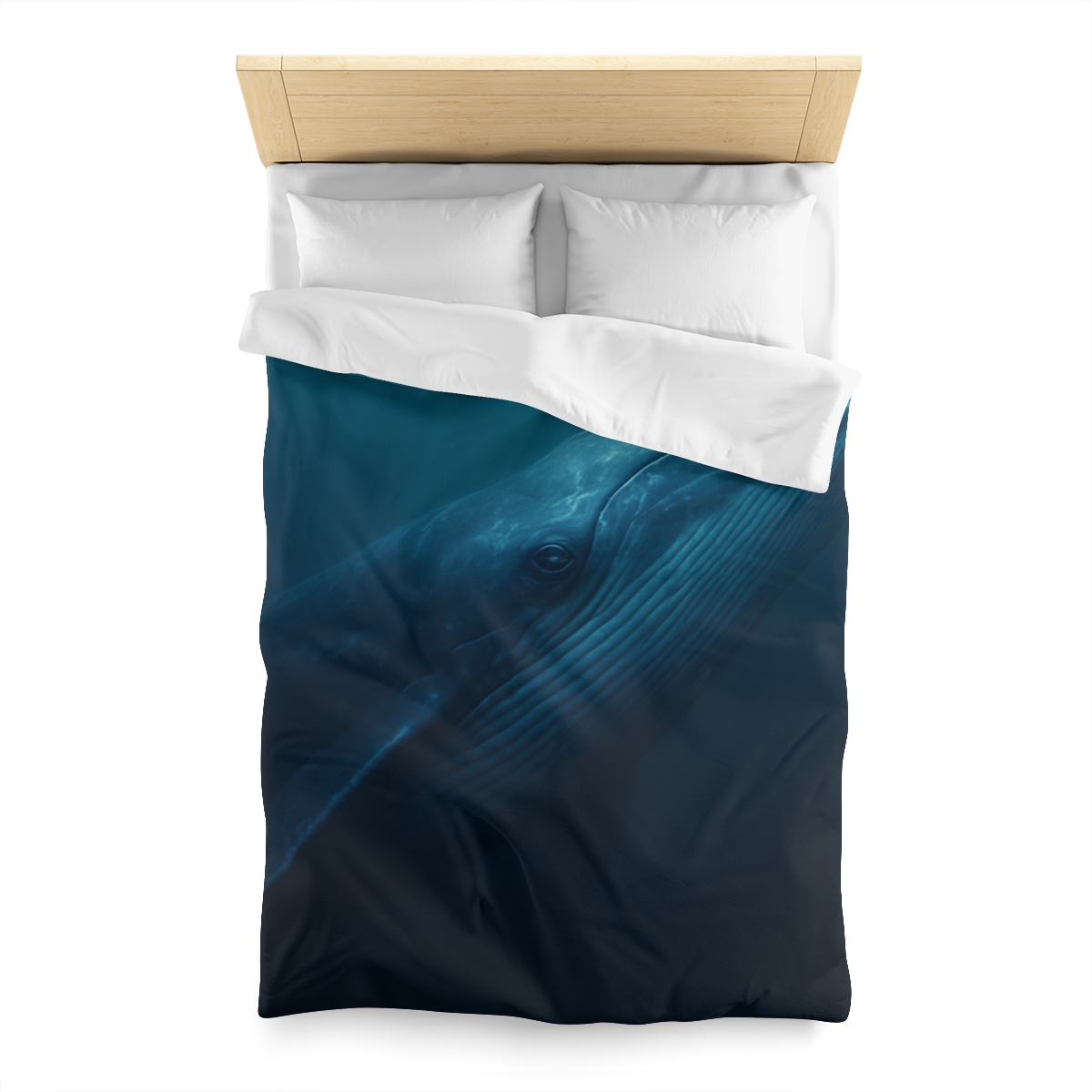 Ocean Giant Blue Whale warm winter duvets