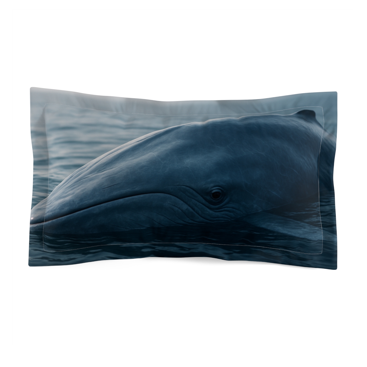 Ocean Giant Blue Whale designer printed pillows