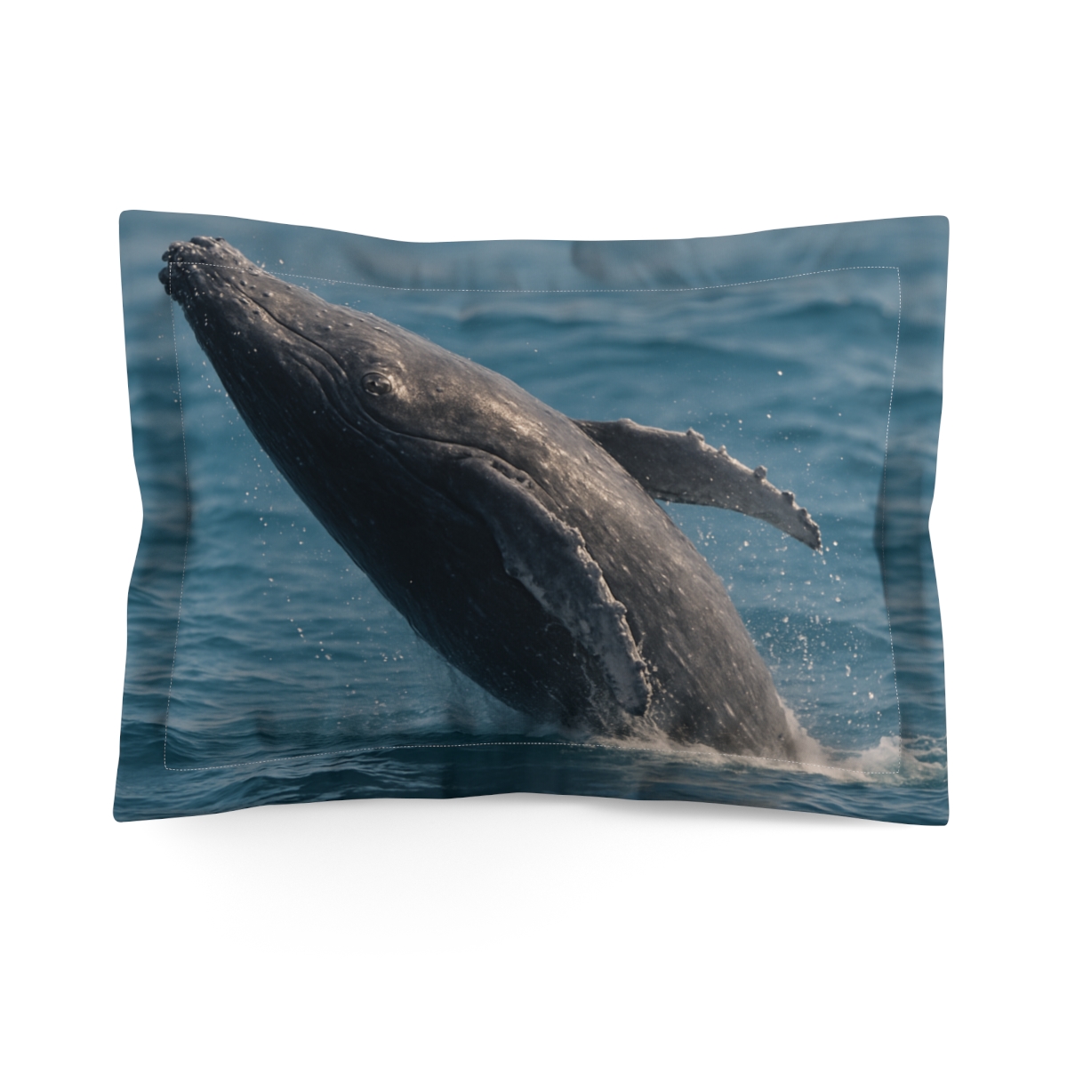 Ocean Majesty Humpback Whale stylish throw pillows