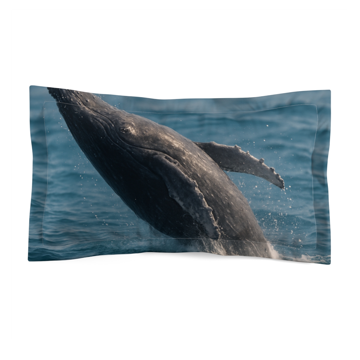 Ocean Majesty Humpback Whale stylish throw pillows