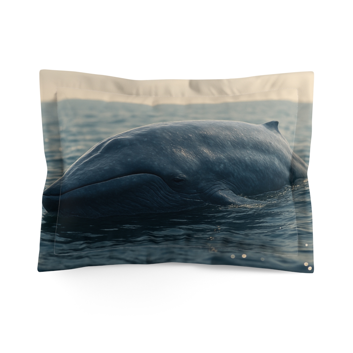 Ocean Song Blue Whale designer printed pillows