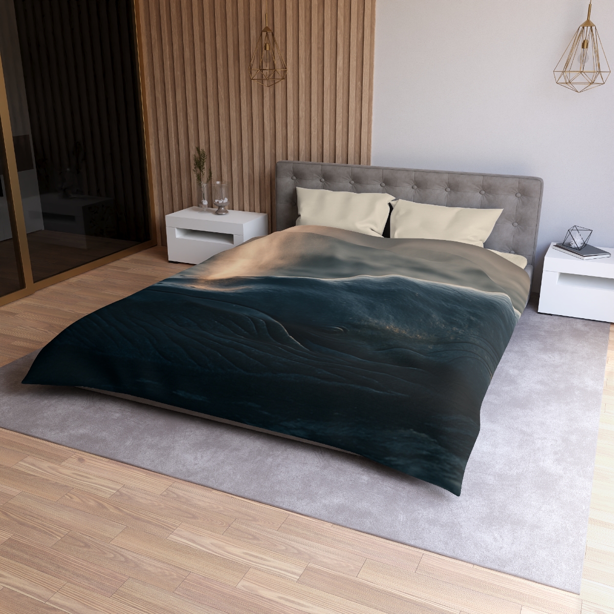 Ocean Song Blue Whale trendy bedroom duvets