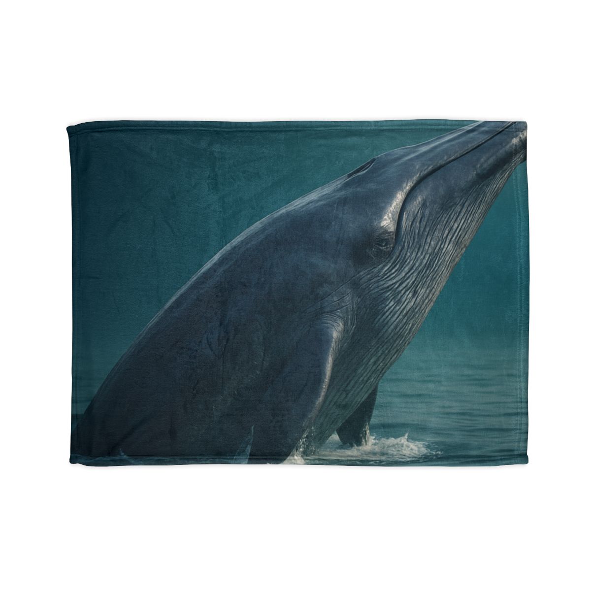 Ocean Song Blue Whale soft fleece blankets