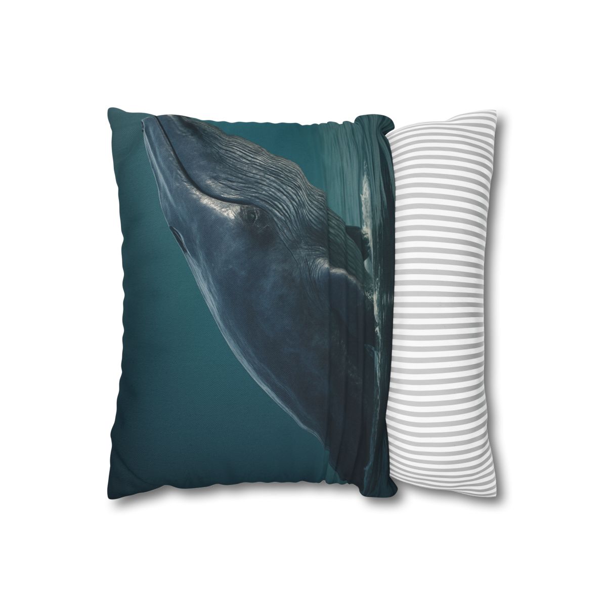 Ocean Song Blue Whale comfortable bedding pillow covers