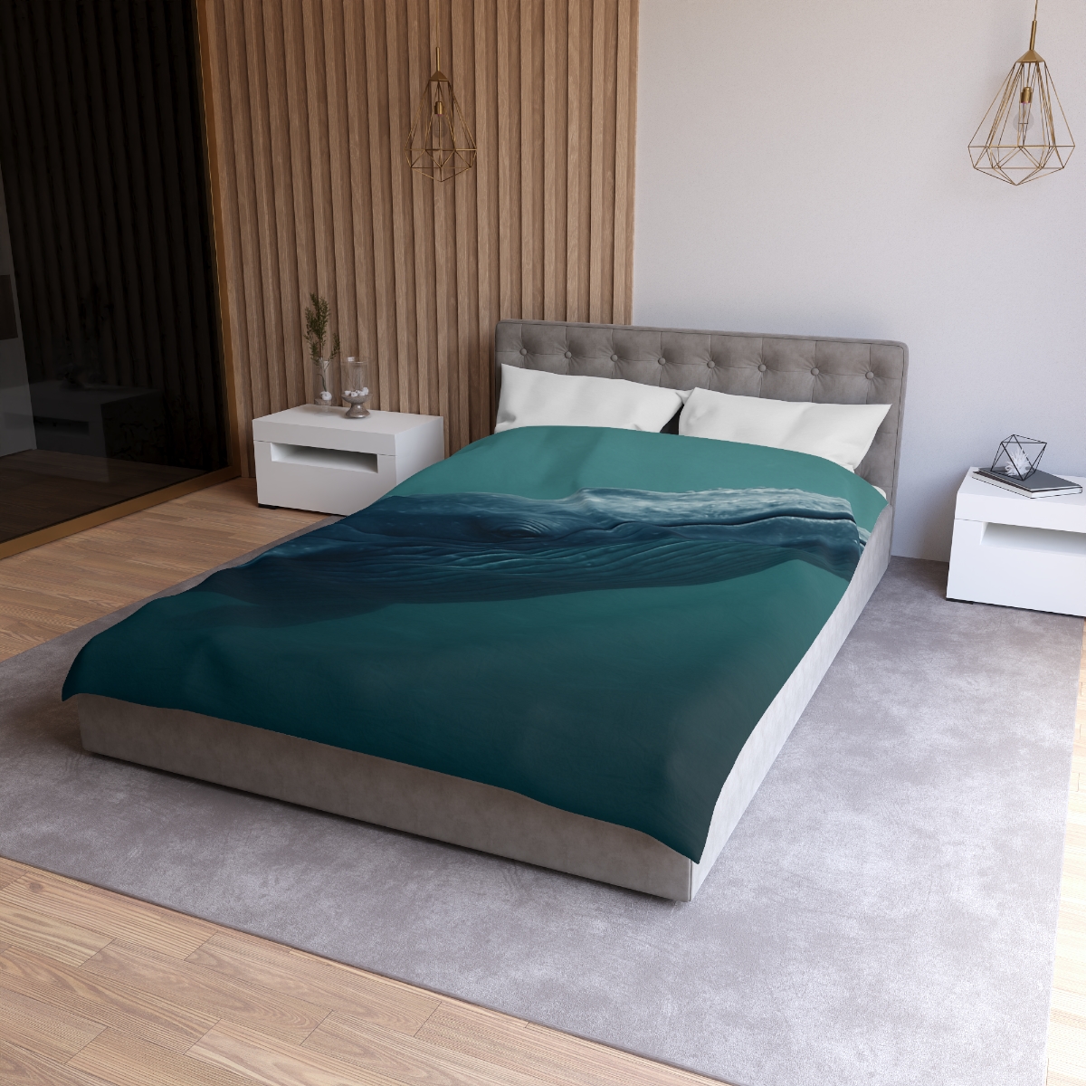 Ocean Song Blue Whale trendy bedroom duvets