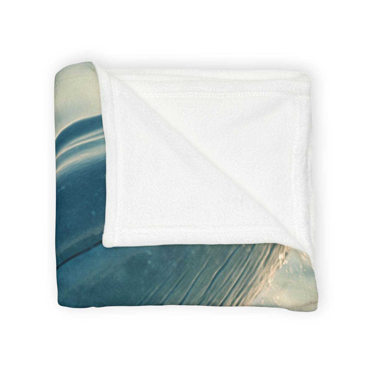Ocean Song Blue Whale personalized cozy blankets