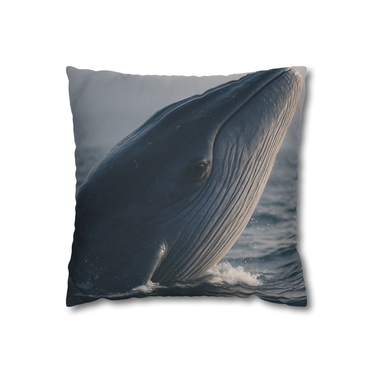 Ocean Song Blue Whale comfortable bedding pillow covers