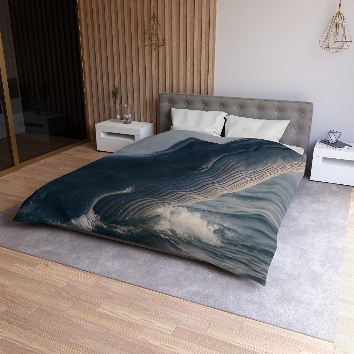 Ocean Song Blue Whale warm winter duvets