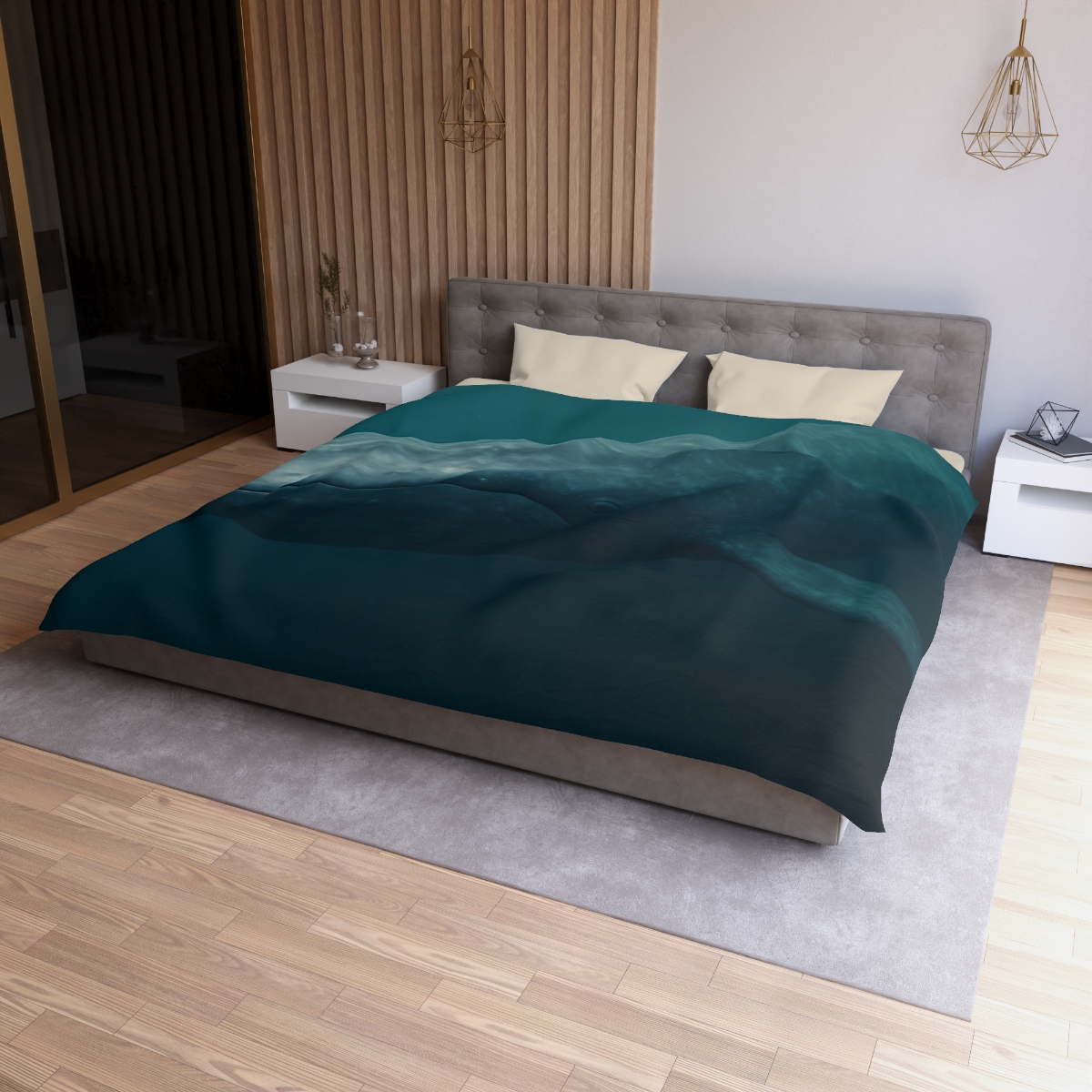 Ocean Song Blue Whale stylish duvet covers