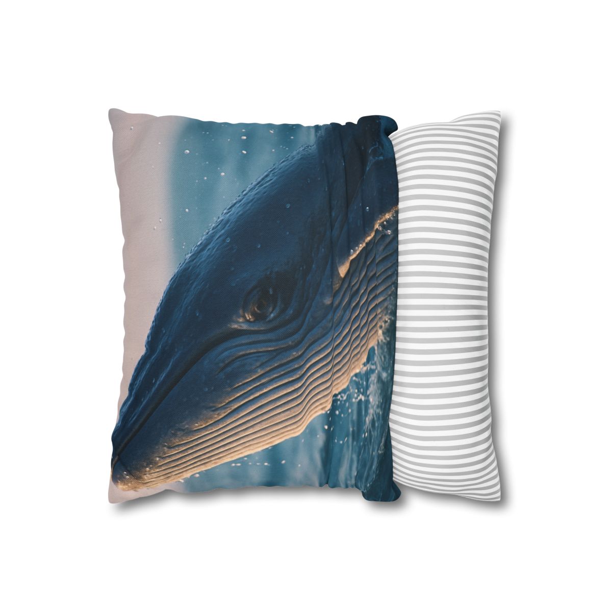 Ocean Song Blue Whale trendy patterned pillow cases