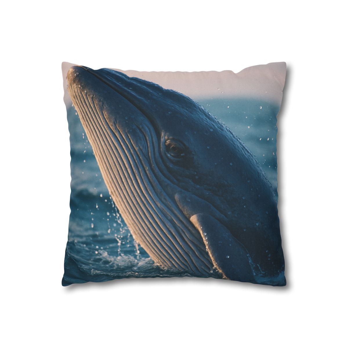 Ocean Song Blue Whale trendy patterned pillow cases