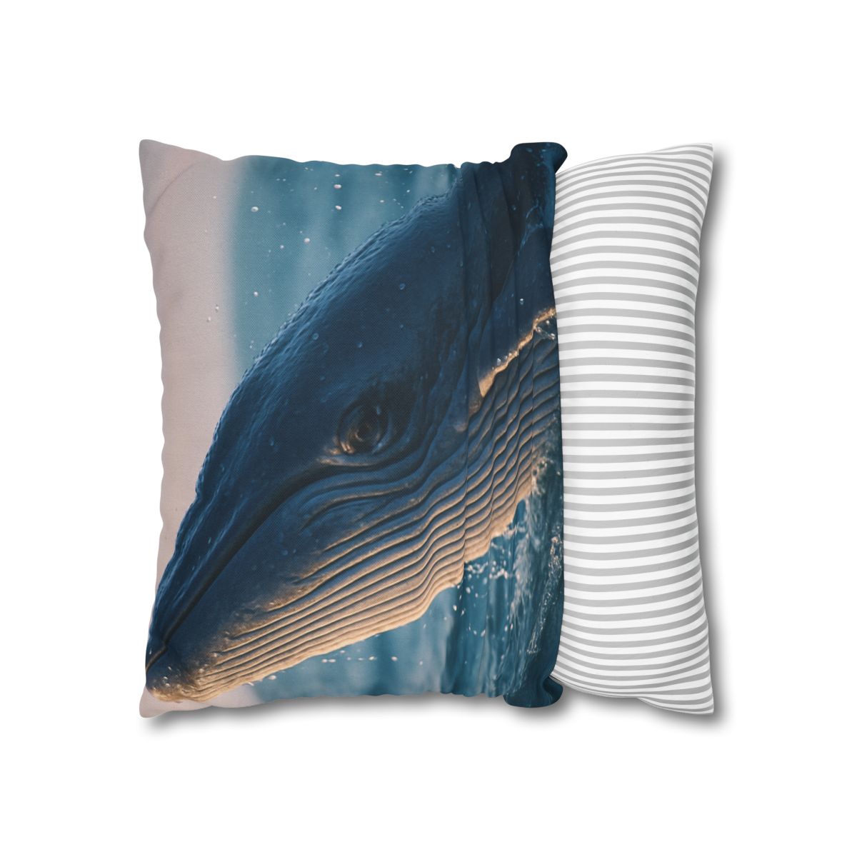 Ocean Song Blue Whale trendy patterned pillow cases