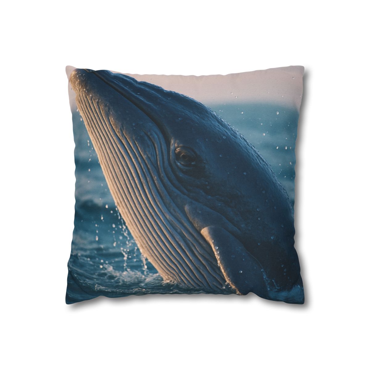 Ocean Song Blue Whale trendy patterned pillow cases