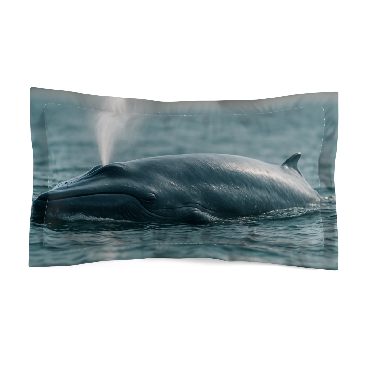 Ocean Song Blue Whale personalized decorative pillows