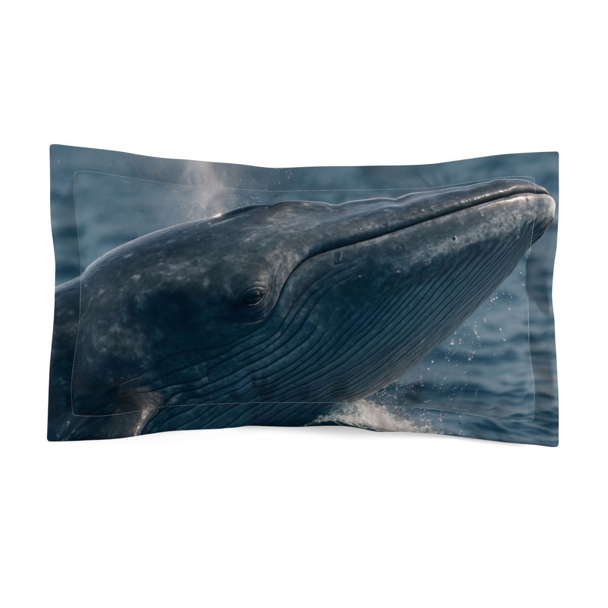 Ocean Song Blue Whale trendy accent pillows