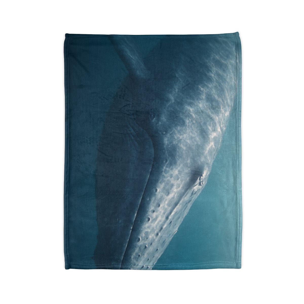 Ocean Song Blue Whale personalized cozy blankets