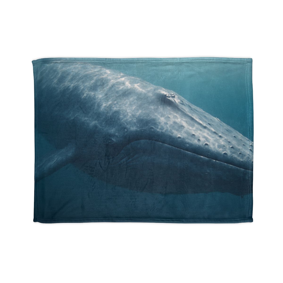 Ocean Song Blue Whale personalized cozy blankets