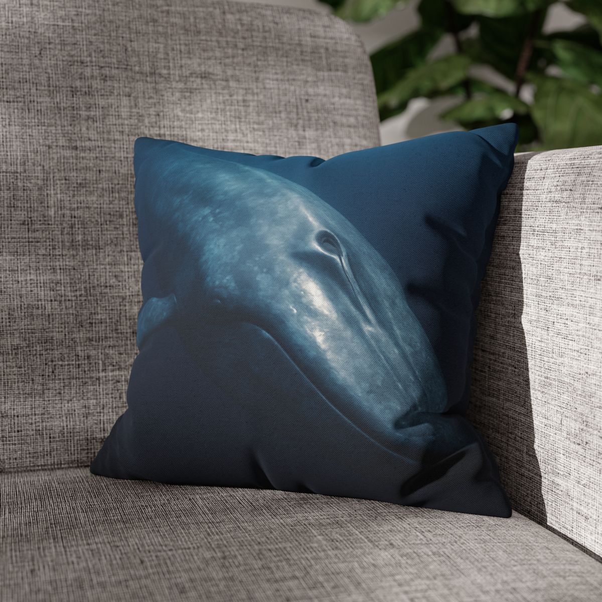 Ocean Song Blue Whale designer print pillow cases