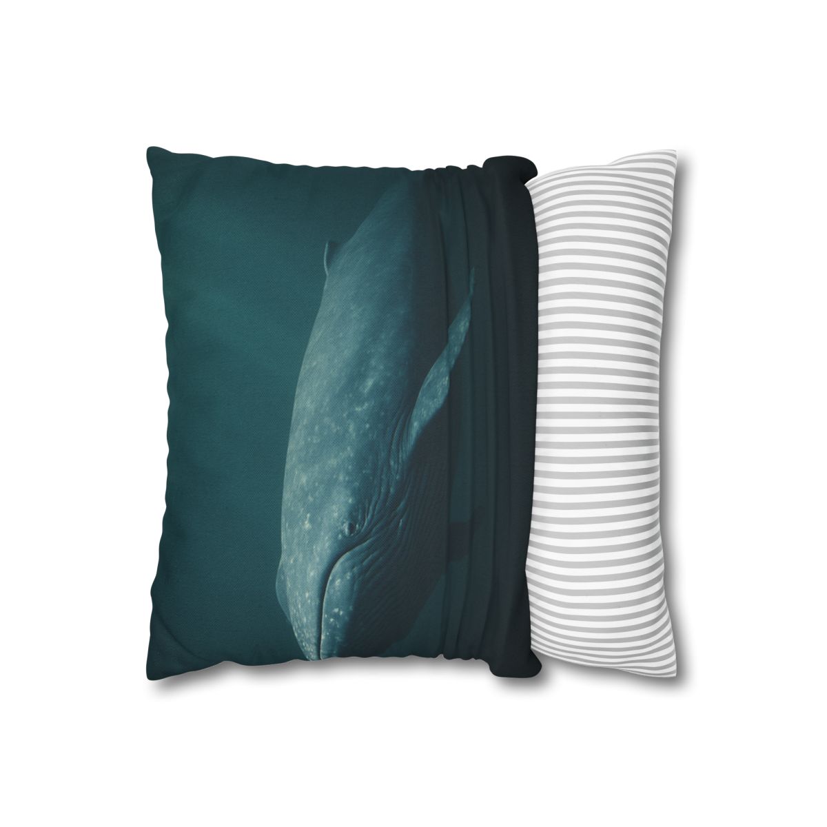 Ocean Song Blue Whale personalized pillow covers