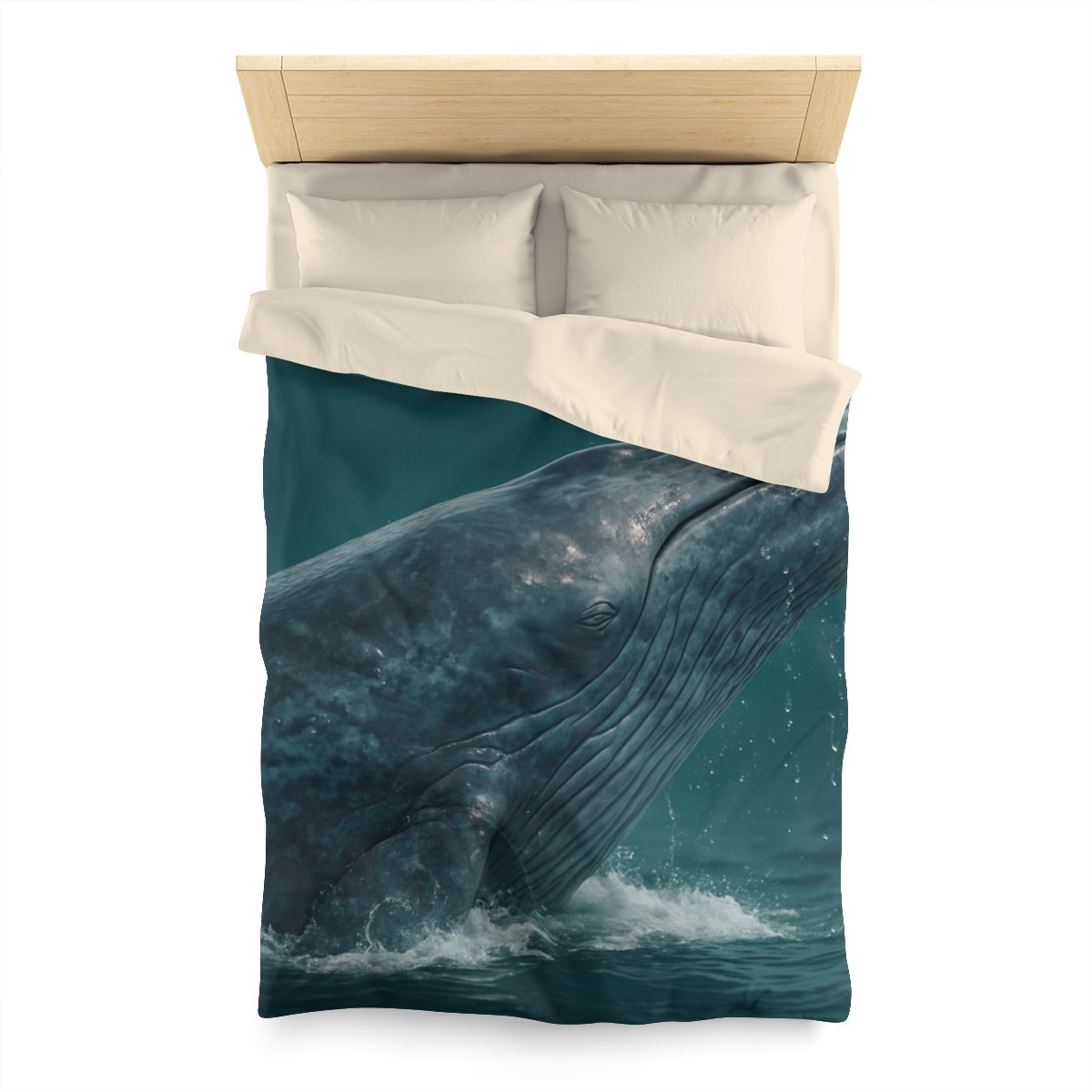 Ocean Song Blue Whale designer printed duvets