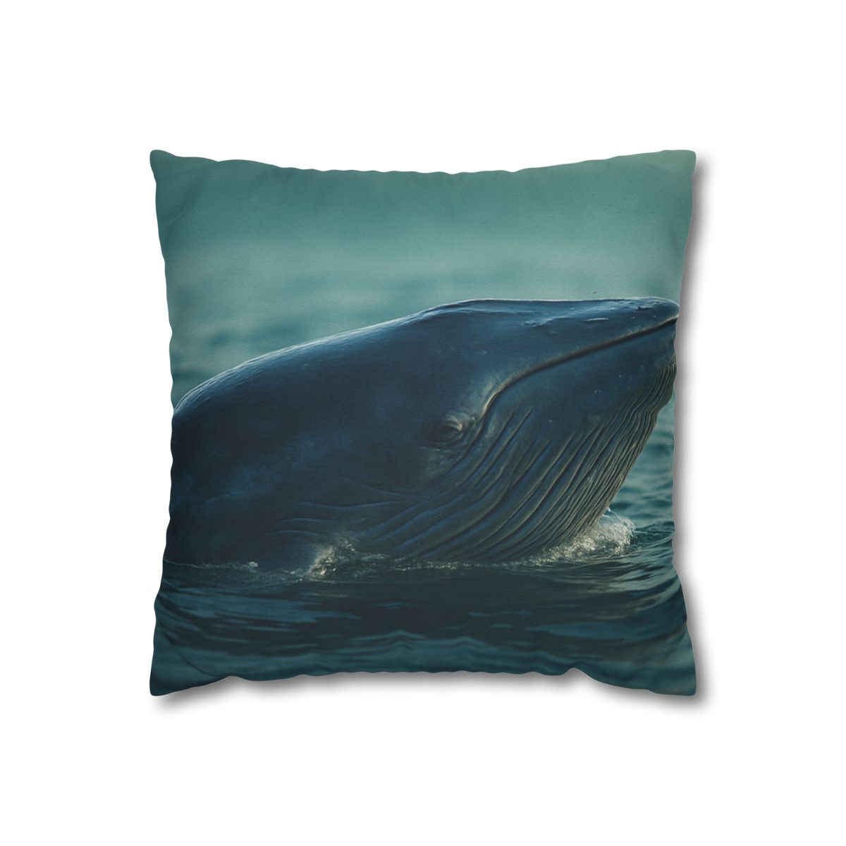 Ocean Song Blue Whale custom pillow cases