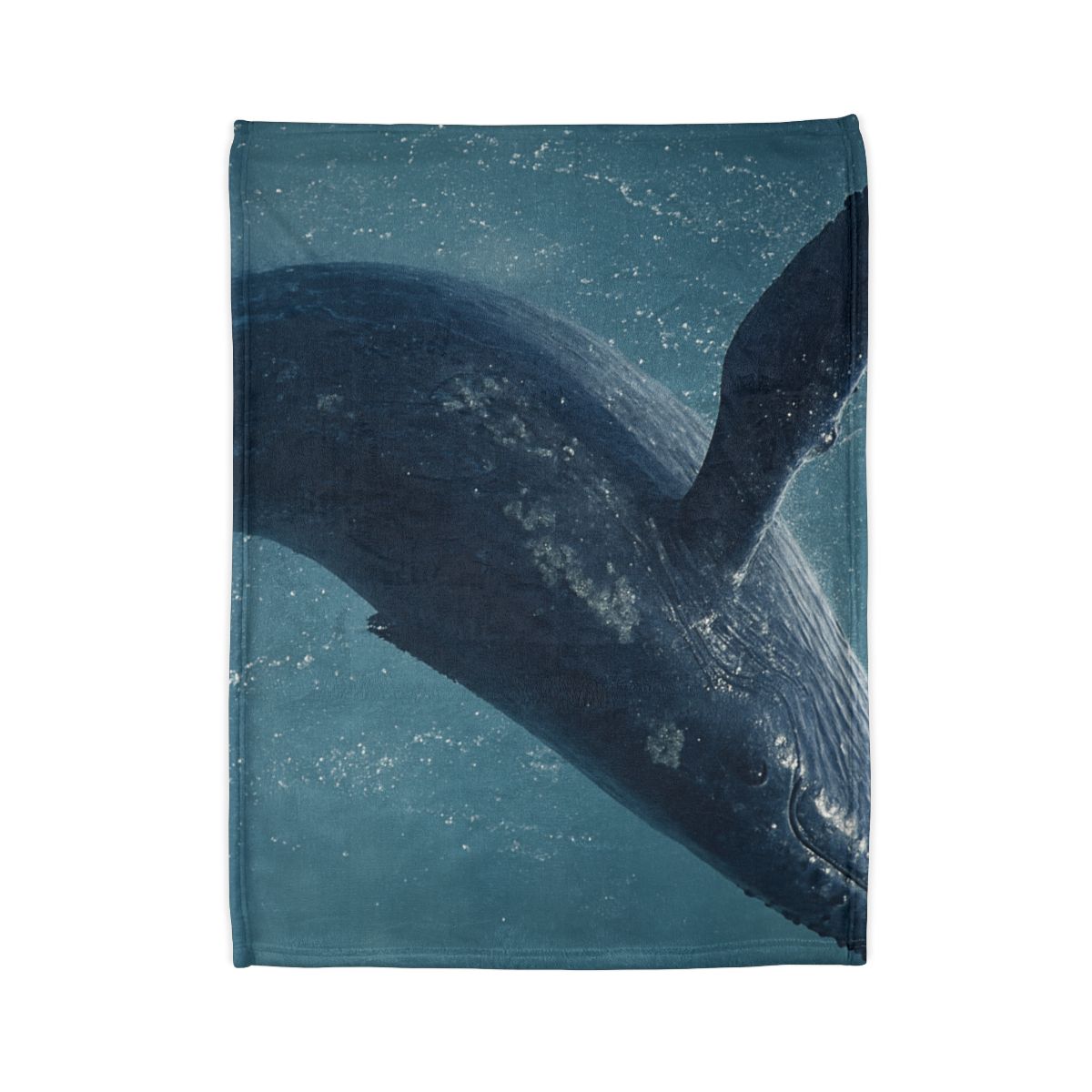 Ocean Song Humpback Whale personalized cozy blankets
