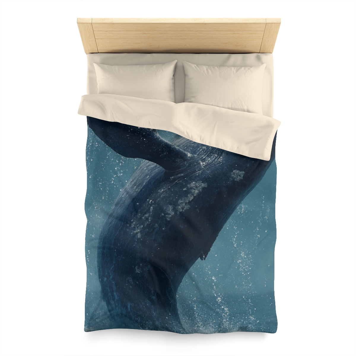 Ocean Song Humpback Whale designer printed duvets