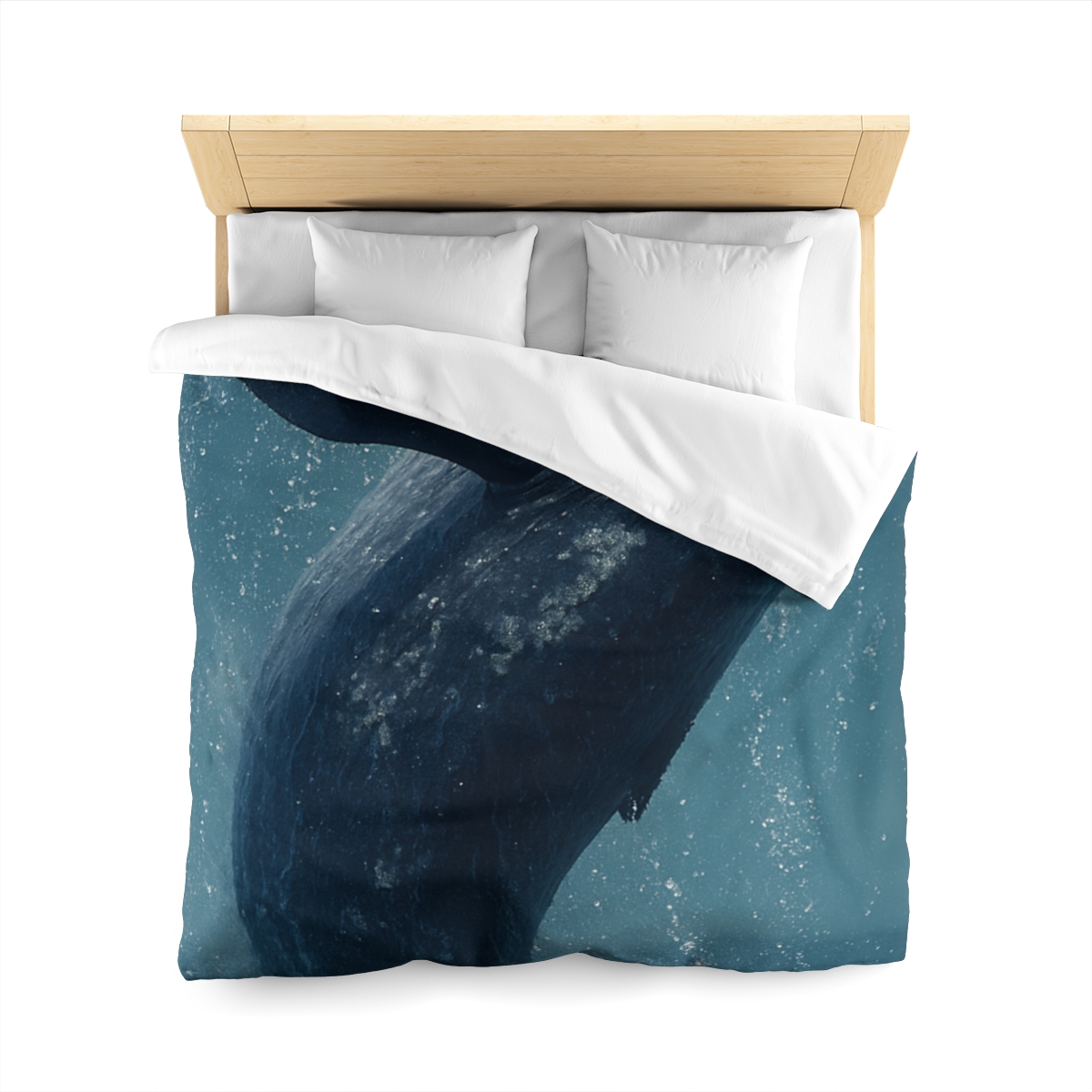 Ocean Song Humpback Whale designer printed duvets
