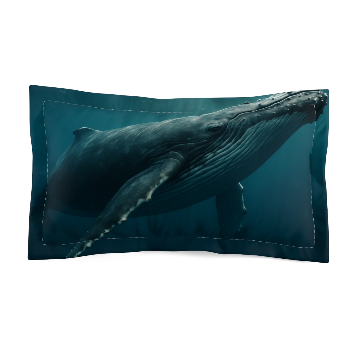 Ocean Song Humpback Whale trendy accent pillows