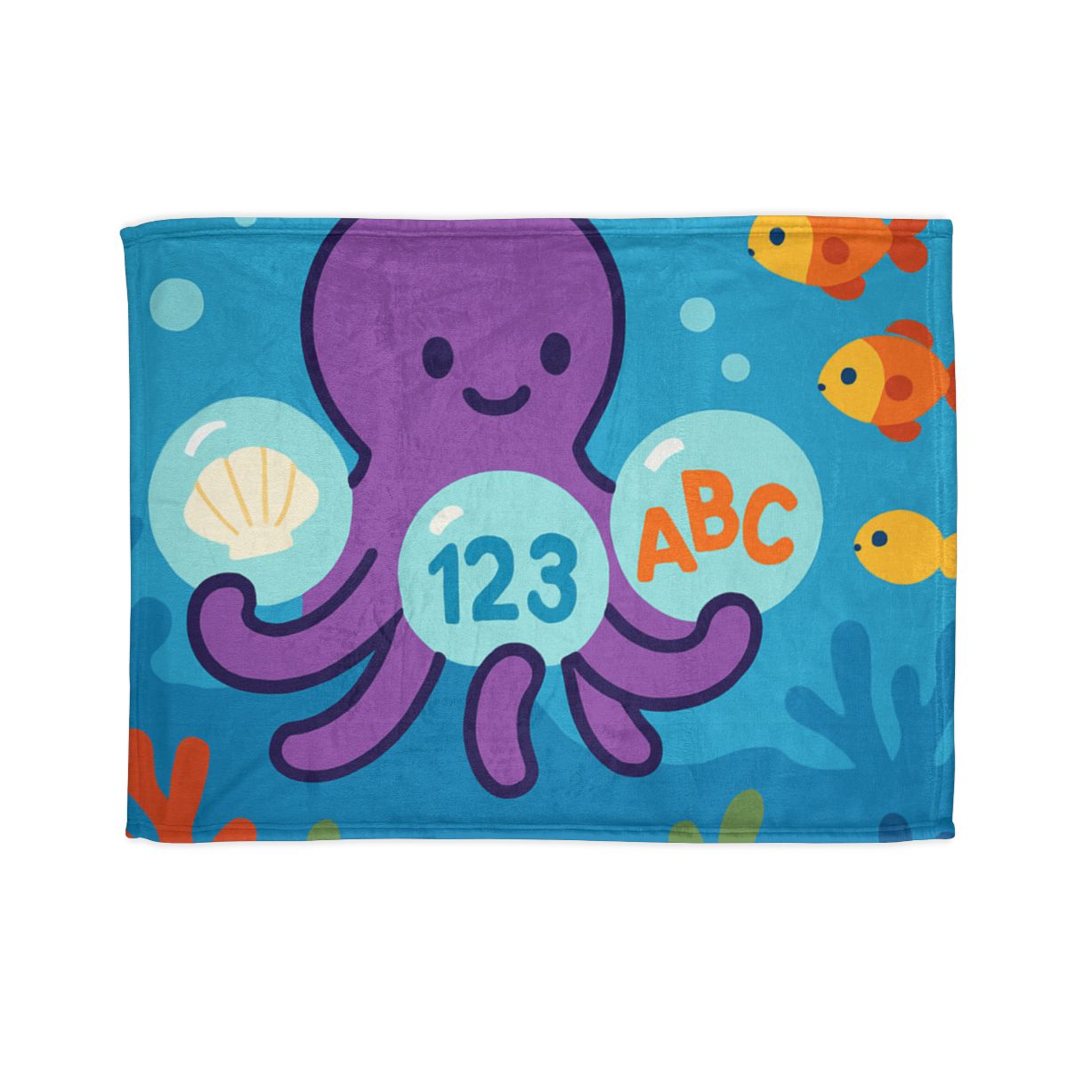 Octopus Library Of Bubble Books trendy patterned blankets