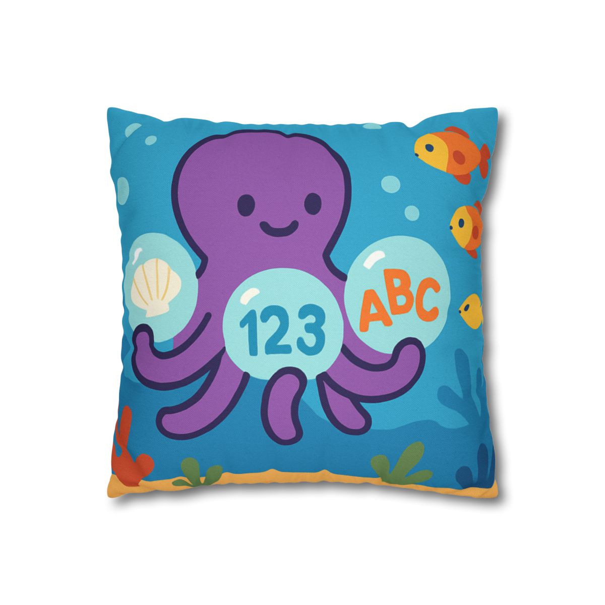 Octopus Library Of Bubble Books trendy patterned pillow cases