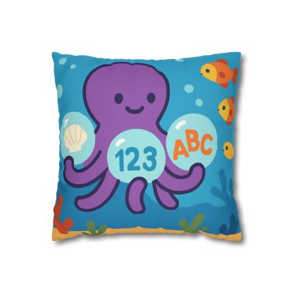 Octopus Library Of Bubble Books trendy patterned pillow cases