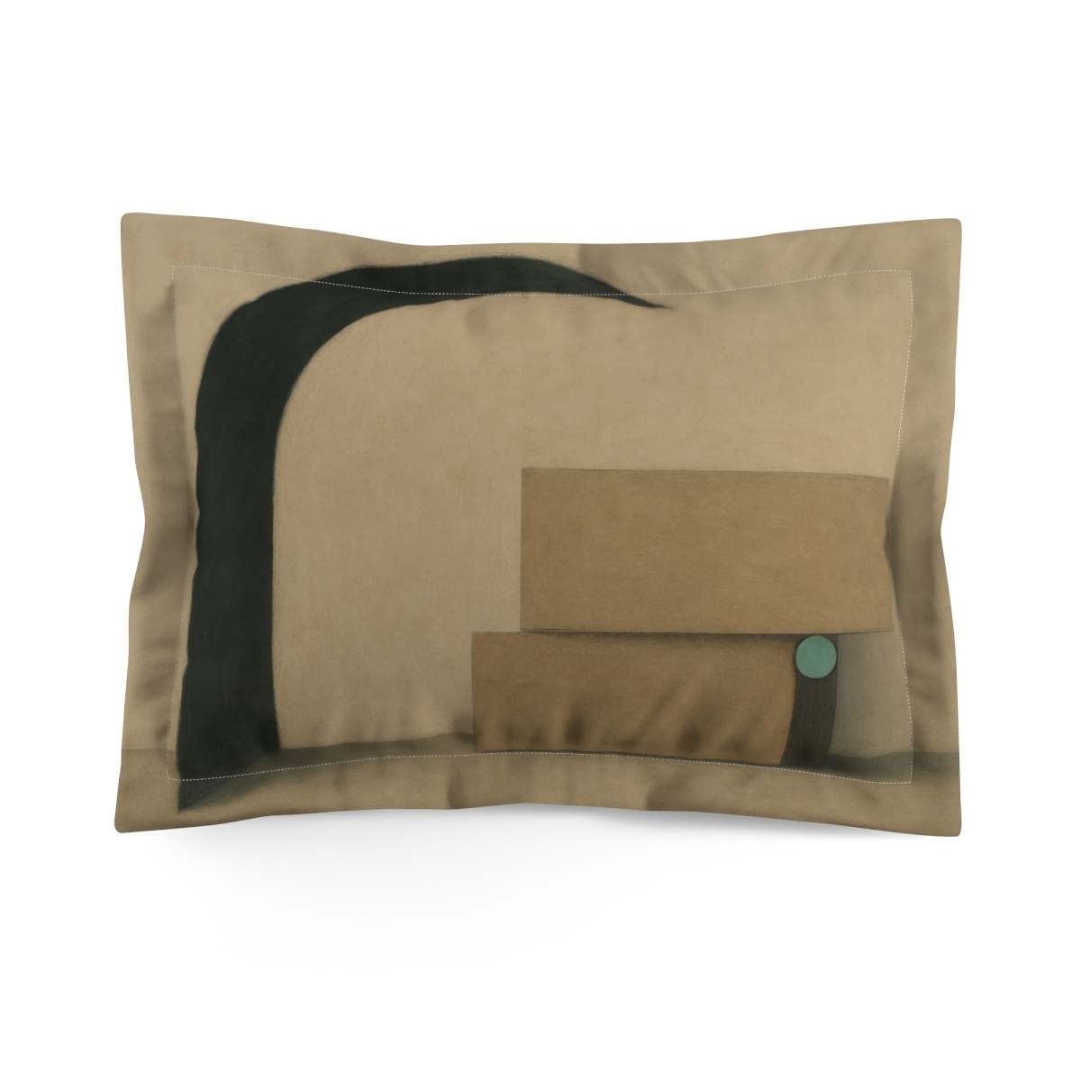 Offset Arc And Twin Blocks unique shape pillows