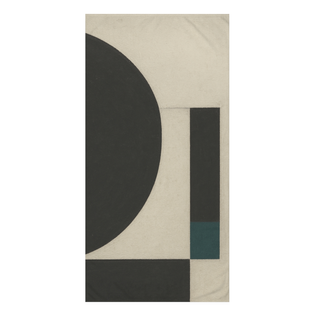 Offset Arc And Twin Blocks personalized bath towels