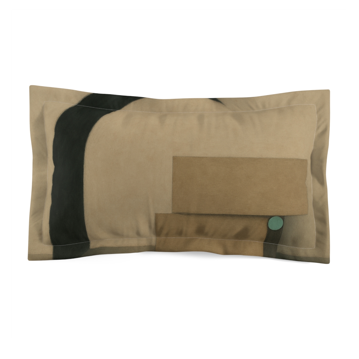 Offset Arc And Twin Blocks unique shape pillows
