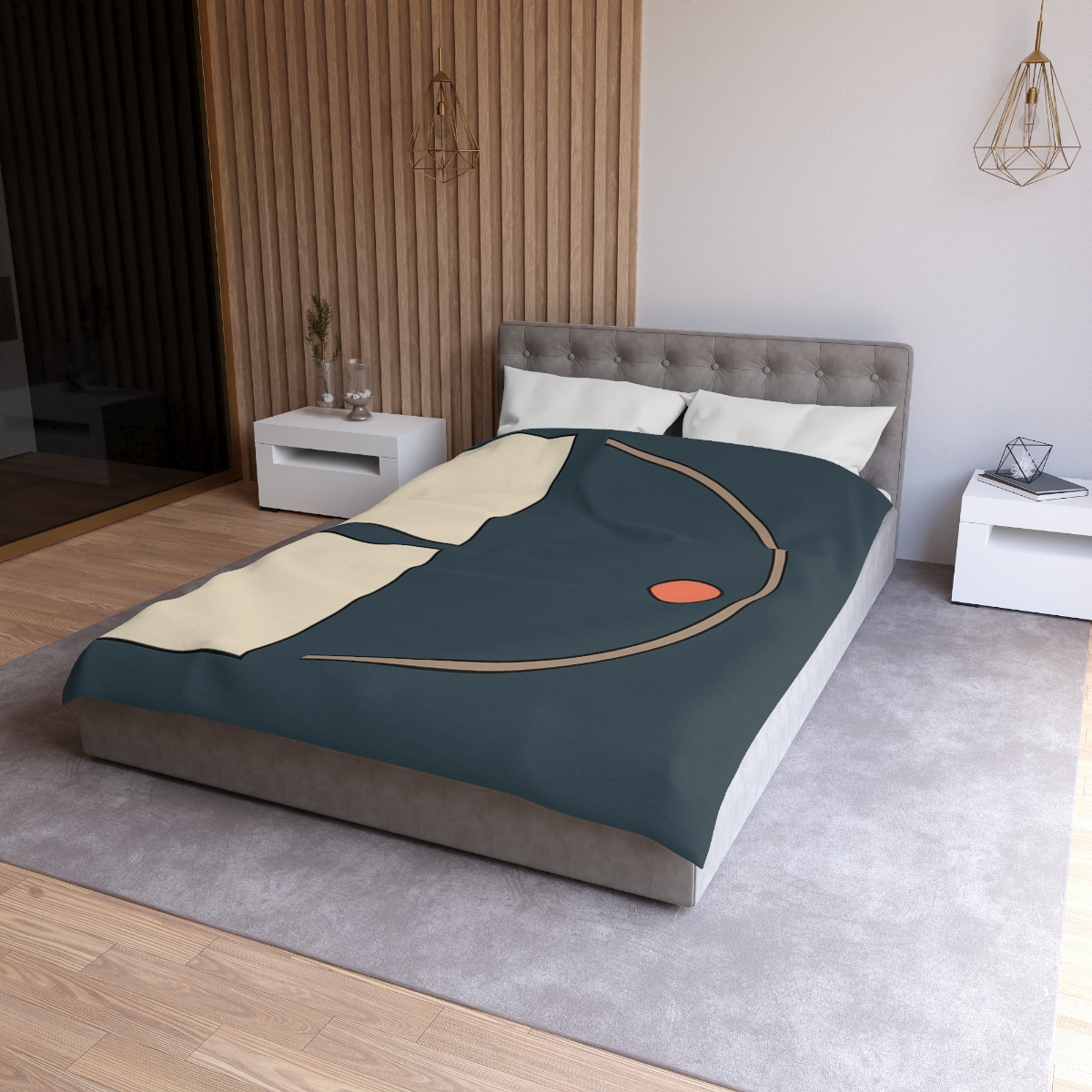 Offset Arc And Twin Rectangles trendy bedroom duvets