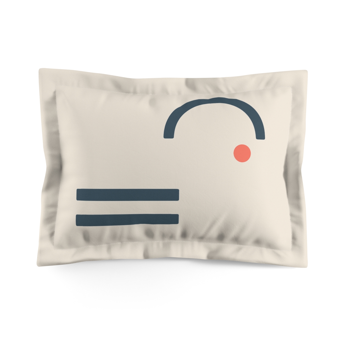 Offset Arc With Twin Bars designer printed pillows