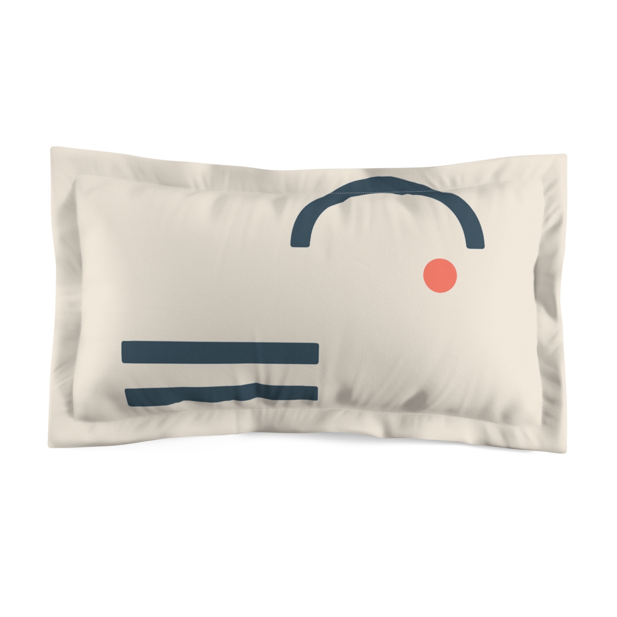 Offset Arc With Twin Bars designer printed pillows