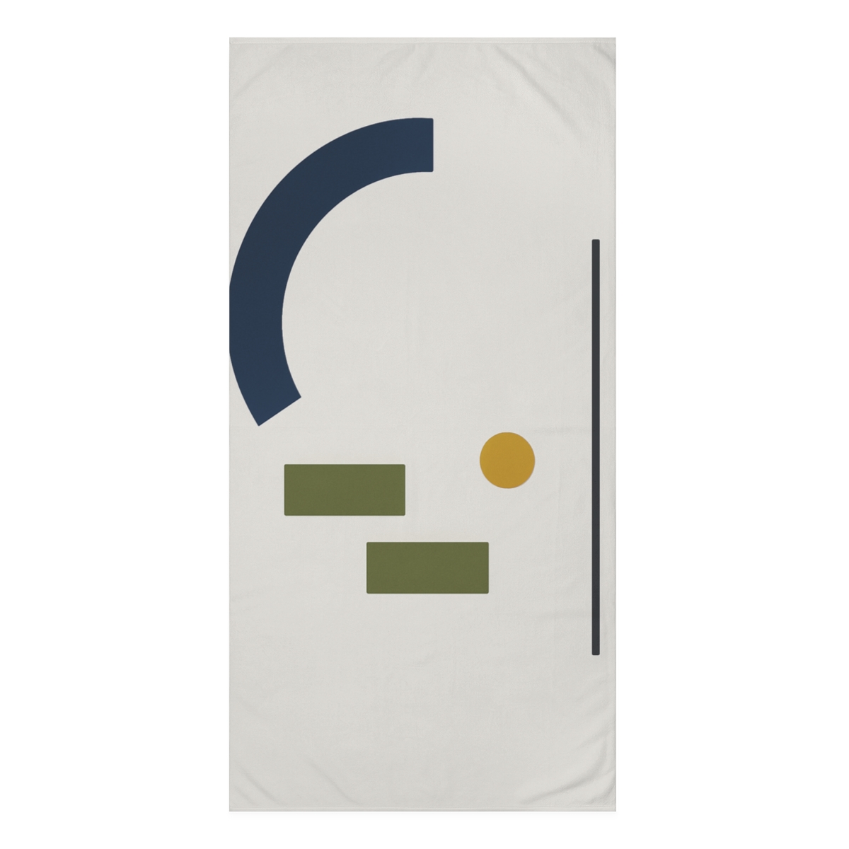 Offset Bars Under Partial Arc decorative home towels