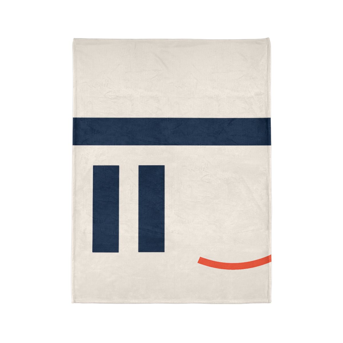 Offset Bars With Orbit Arc soft fleece blankets