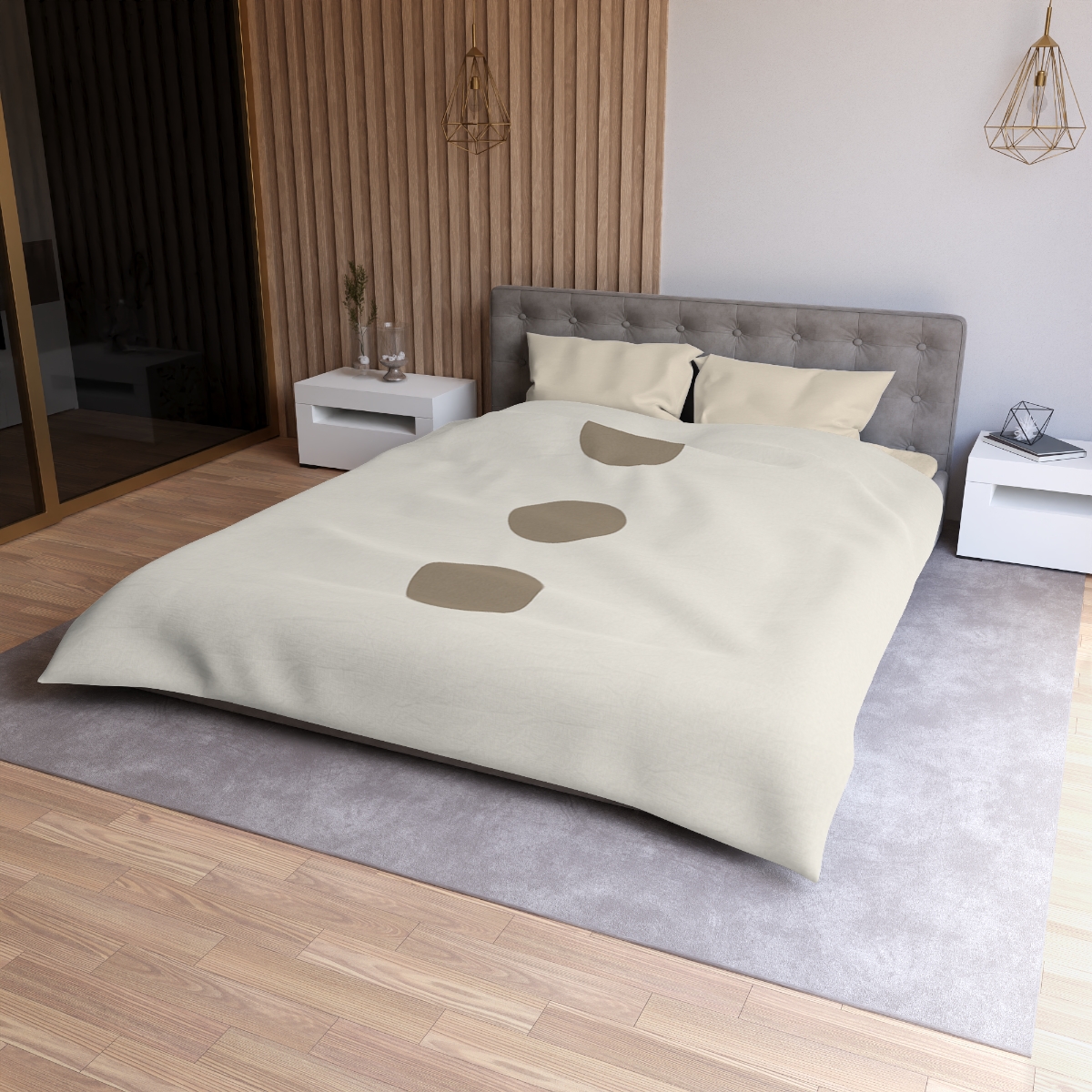 Offset Circle Ladder unique patterned duvets