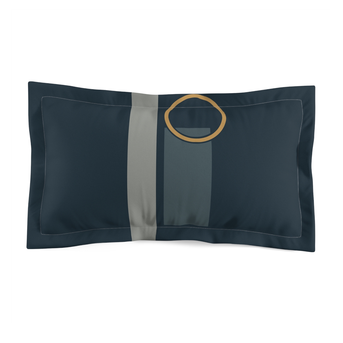 Offset Column And Floating Ring designer printed pillows