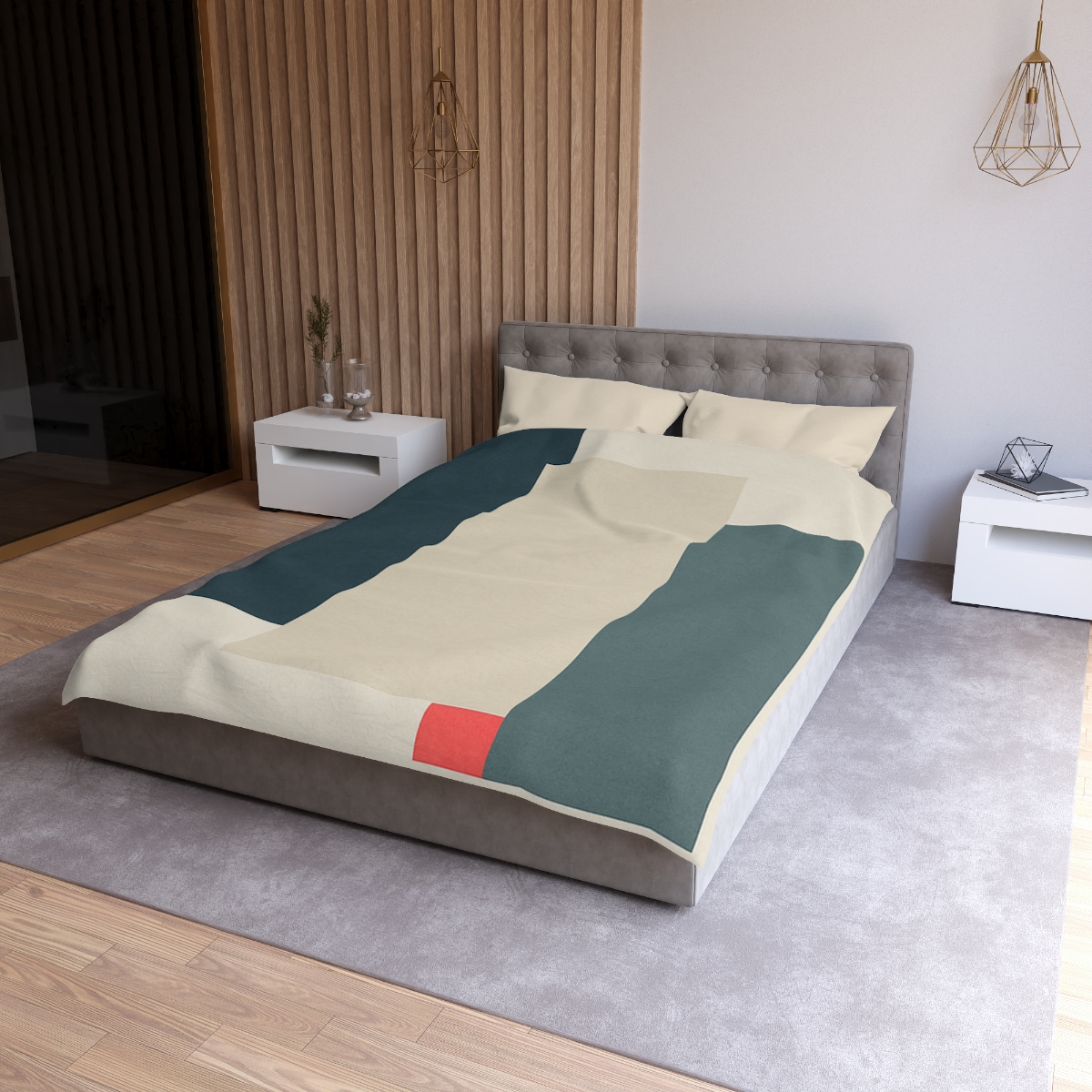 Offset Column Trio soft comforter duvets